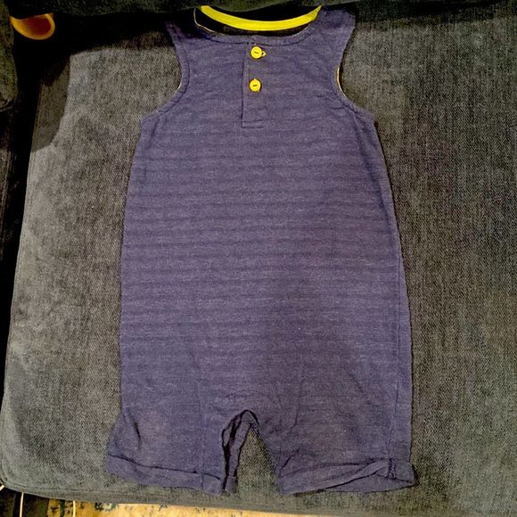 Cat & Jack Other - 4/$20 Cat & Jack Baby Boy Tank Top Romper SZ 18m 💙